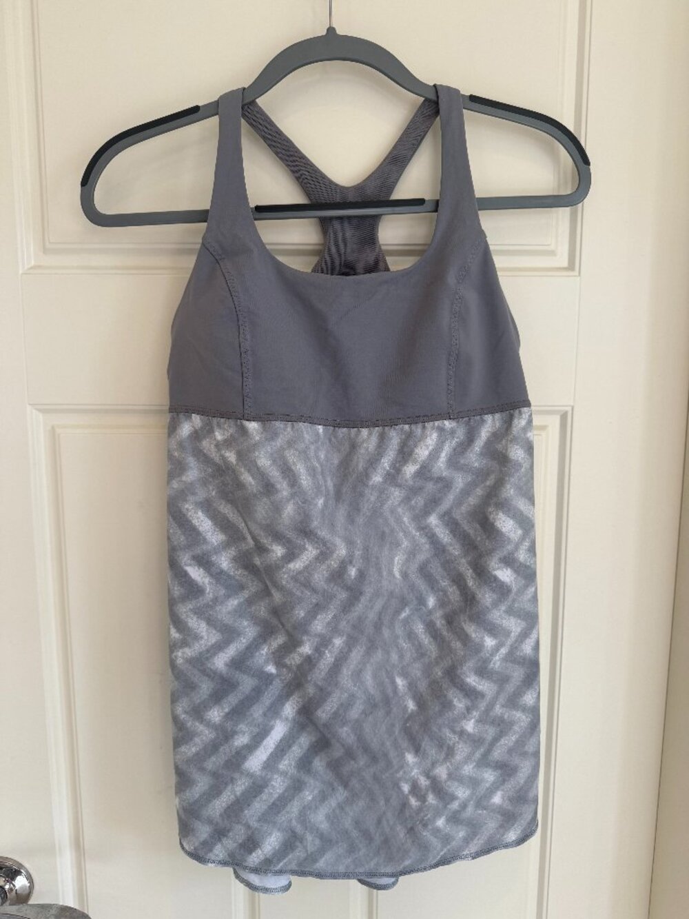 Lululemon Venus Tank Sz 10 Blazer/Fossil/Fossil